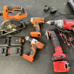 Craftsman And Black And Decker Tools 