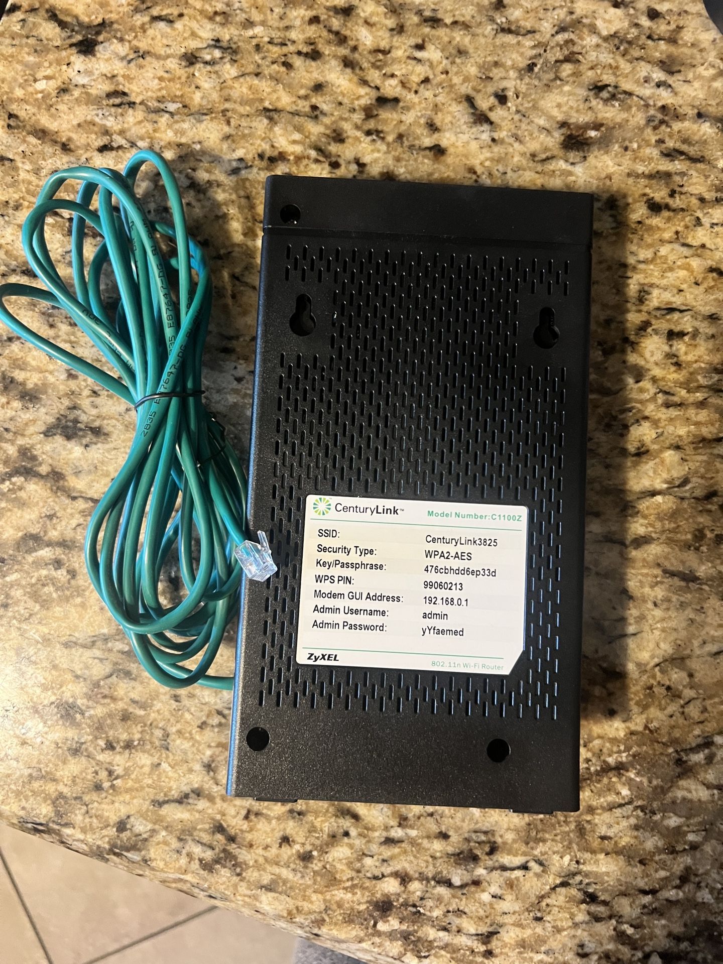 Centurylink Modem Router
