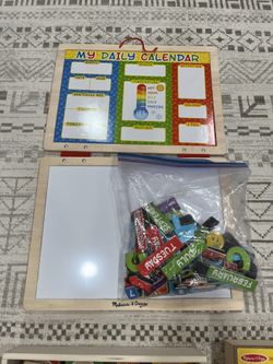 Melissa and Doug Calendar And Puzzles 