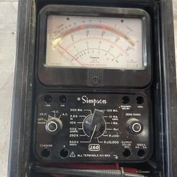Simpson Volt Meter 