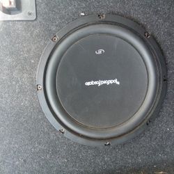 Rockford Fosgate 12 In Speakers In Seperate Boxes