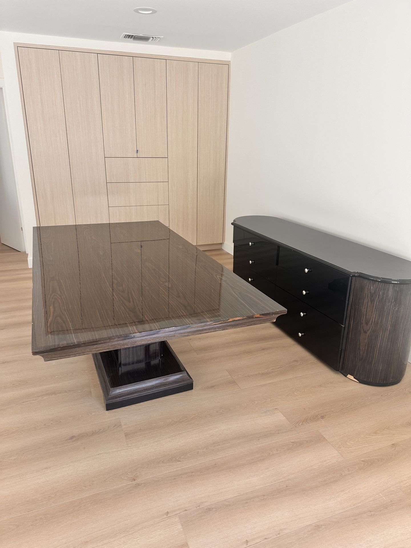 Dining Table and Consule