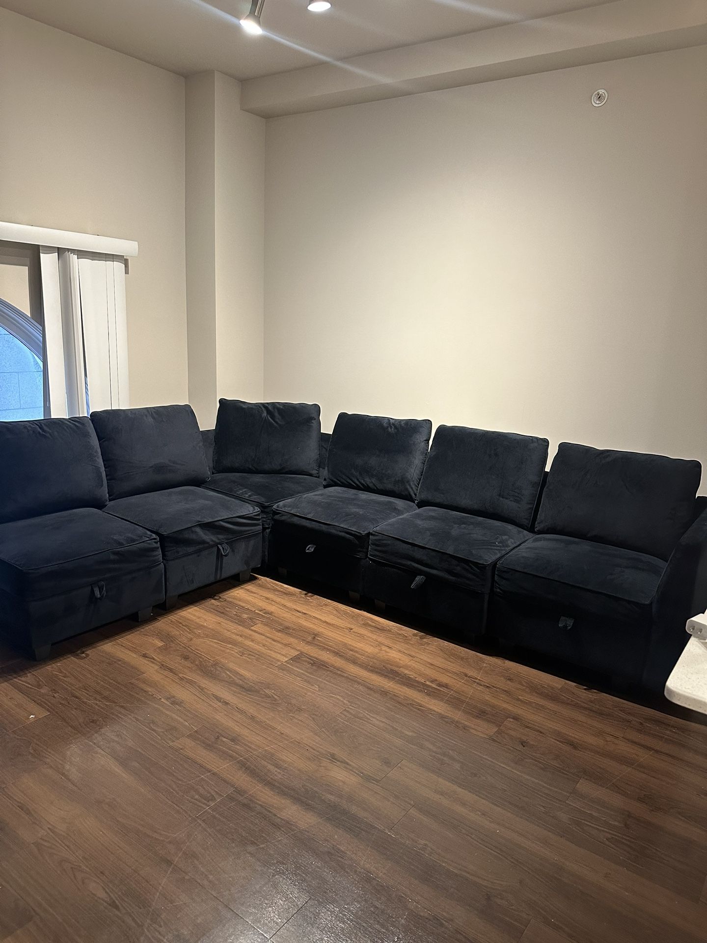 Navy Blue Couch 