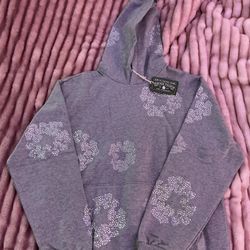 Gray Rhinestone denim Tears Brand New Size Small 