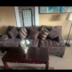 Sofa, Loveseat, Rug, Coffee Table And End Table