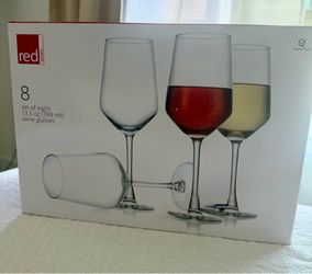 Set of 8 Wine Glasses – 13.5 oz