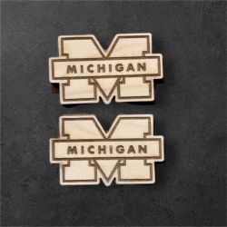 University Of Michigan Engraved Fridge Magnets
