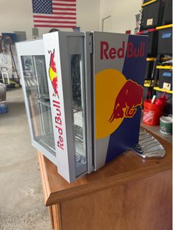 Red Bull mini fridge