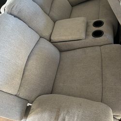 2 Seater Recliner Chairs With Cup holder