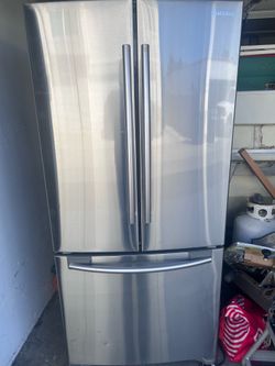 Refrigerator Samsung Stainless French Door Bottom Freezer