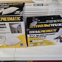 Paint Sprayer And Filters, Brand New