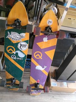 2 longboard skateboard
