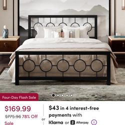 WHITE VERSION QUEEN BED FRAME