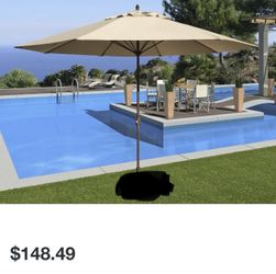 Pls Read The Description ( Brand New Heavy Duty Thick Fabric 11 Ft Fade Resistant Umbrella 