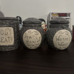nightmare before christmas jars 