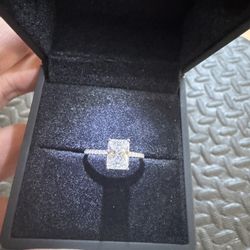 Brand New 2ct Radiant Cut Moissanite Engagement Ring S925 Sterling Silver 