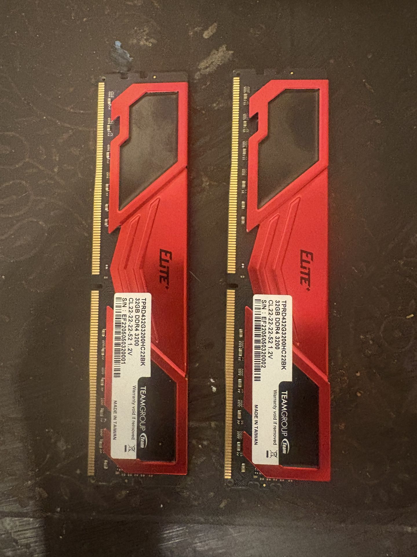 TEAMGROUP Elite DDR4 32GB Single (1 x 32GB) 3200MHz (PC4-25600) CL22 Unbuffered Non-ECC 1.2V UDIMM 288 Pin PC Computer Desktop Memory Module Ram Upgra