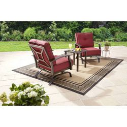 Better Homes and Gardens Carter Hills 3 Piece Outdoor Chat Set