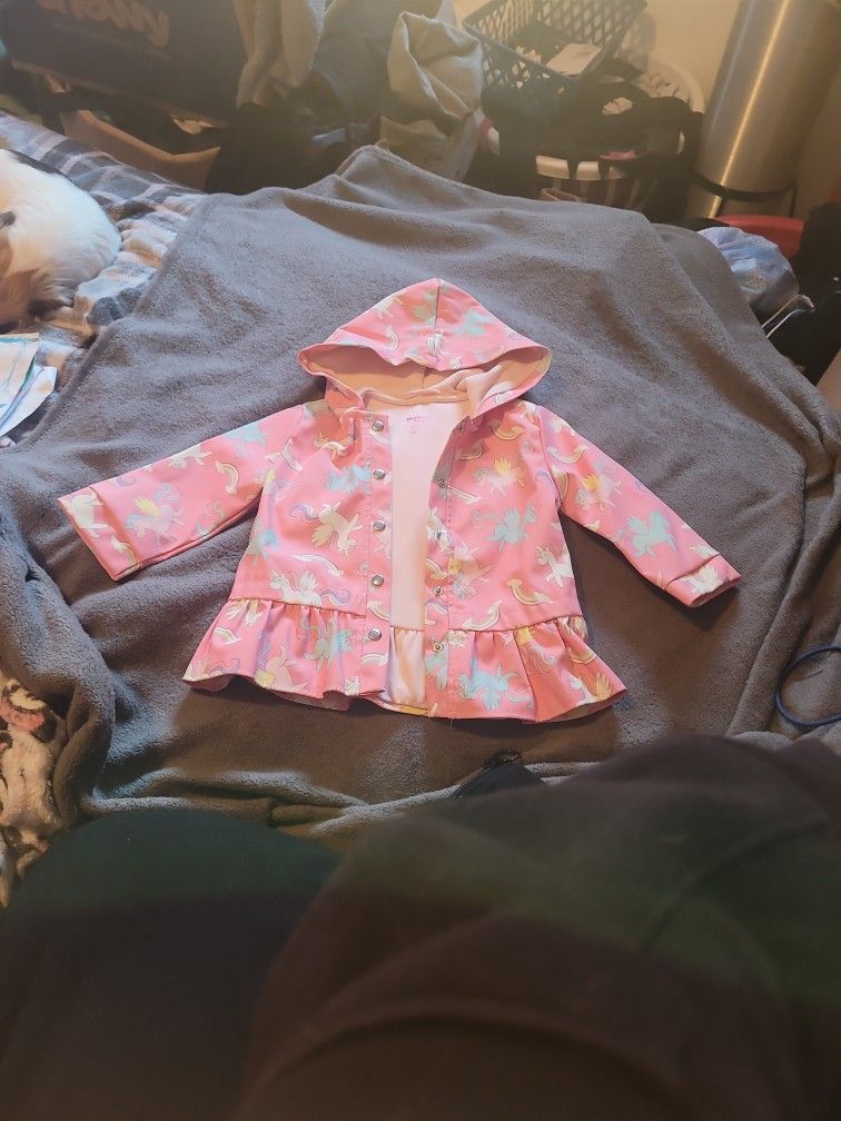 Unicorn Raincoat 2t