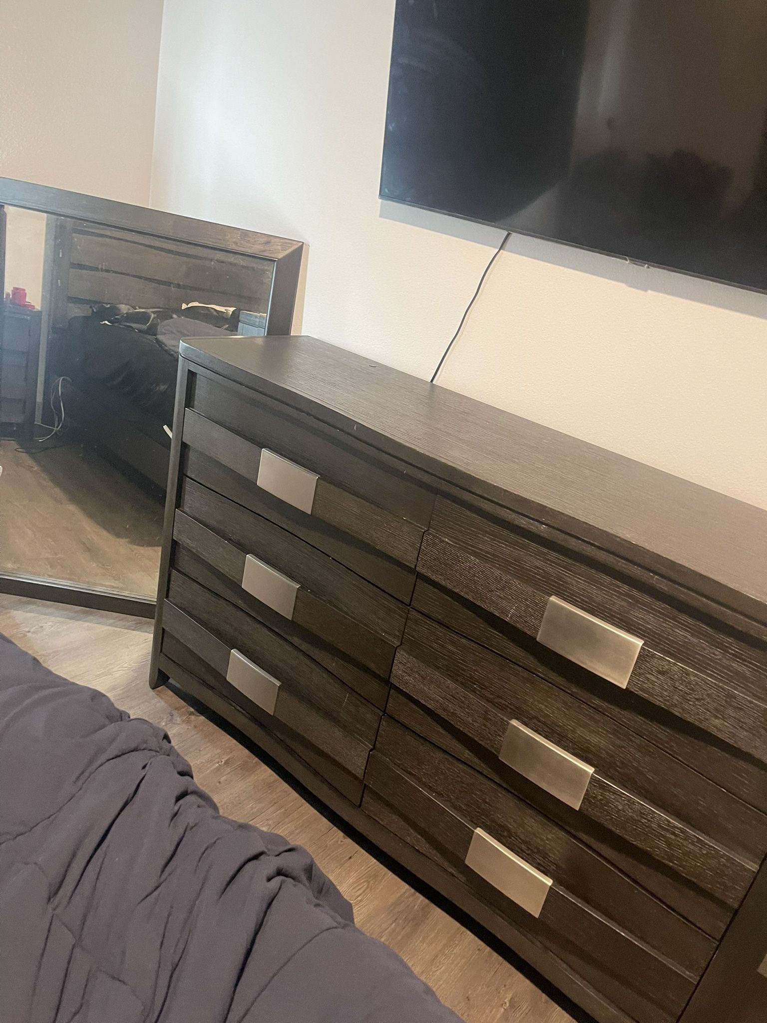Dresser And Mirror.