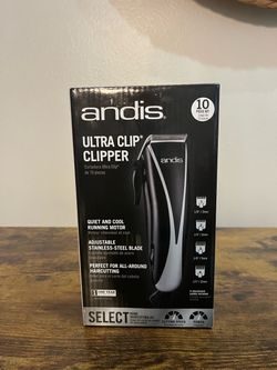 New Andis Ultra Clip Clipper 10-Piece Kit
