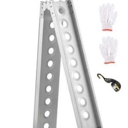 Bike Ramp 1PC Truck Ramp 440LBS 77*7" ATV Loading Ramp for Pickup Trucks Lawn Mower Motorcycle Shed Trailer Car Ramp for Tailgat Cart Dirt Bike