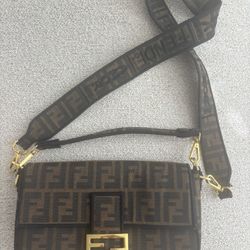 Brown And Black Bag 
