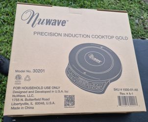 Nuwave Percision Induction Cooktop Gold Model #30201 New In Box