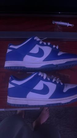 Blue Nike dunks