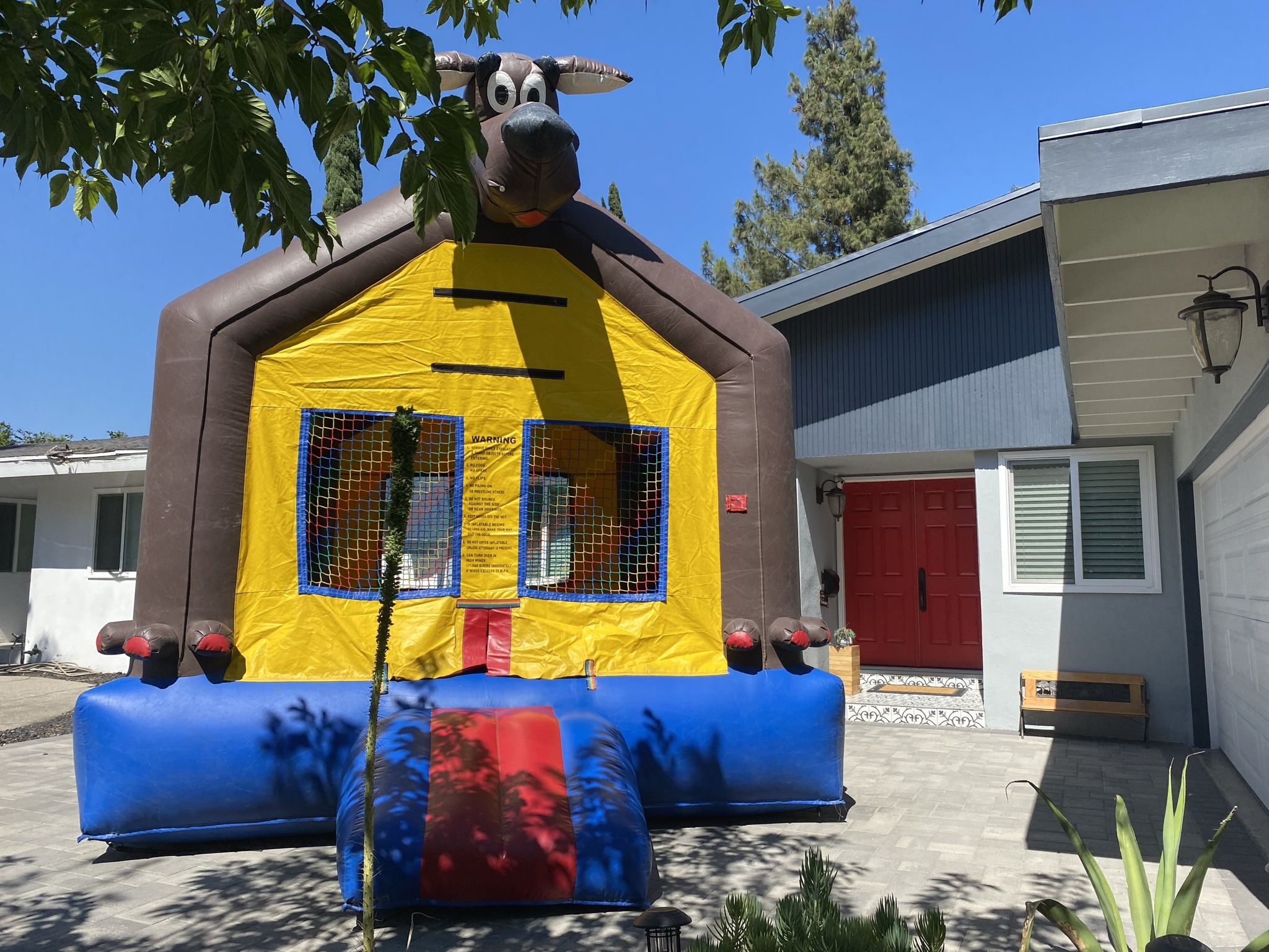 Scooby Doo Bounce House 15ft Jumper With Blower