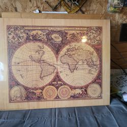 Old World Map Poster 16"x20"