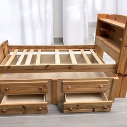 Twin Captains Trundle Bed 