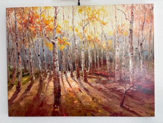 Birch Tree Painting from Living Spaces - Fall/Autumn $20
