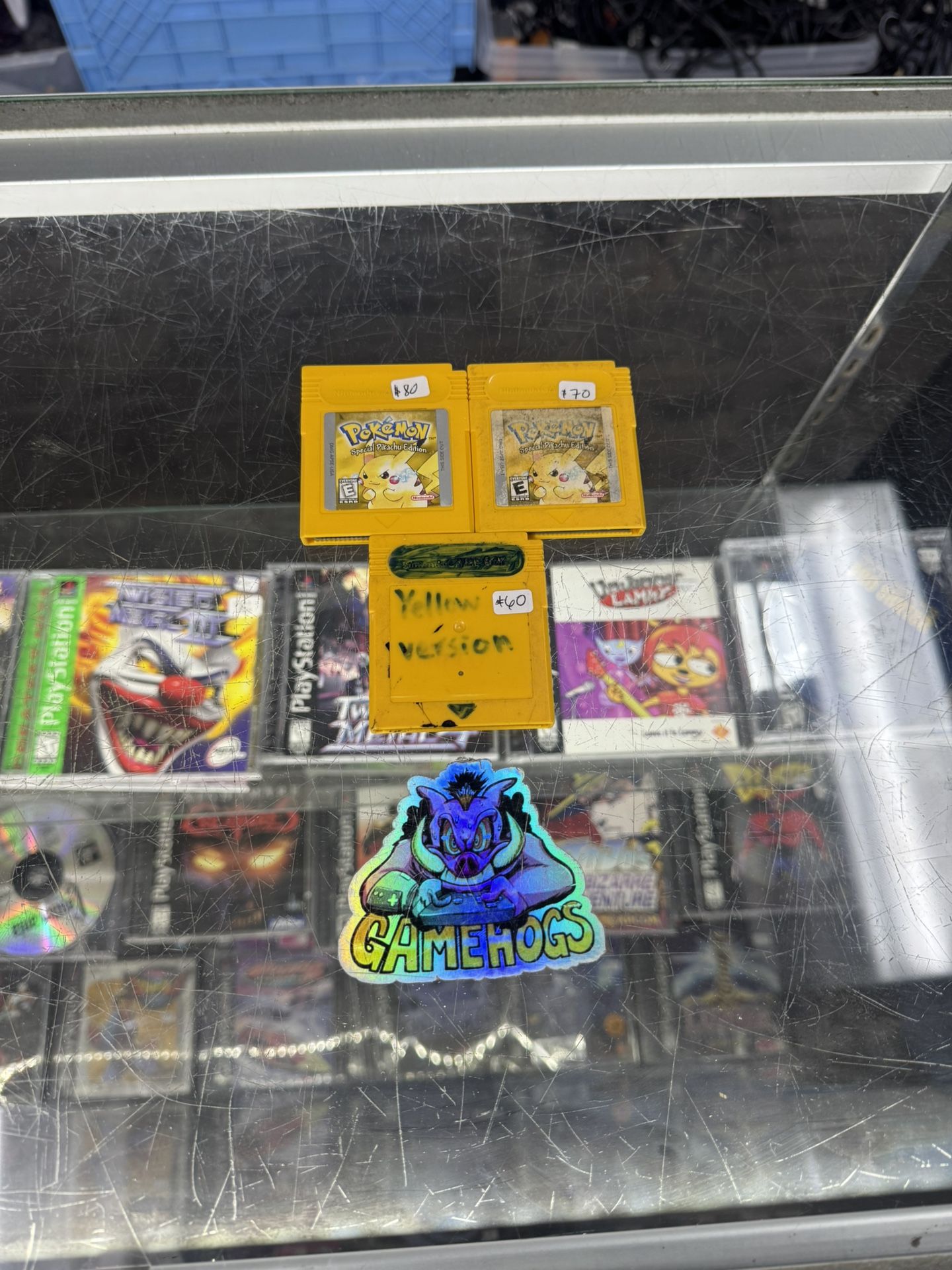 Pokemon Yellow Gameboy $60-$80 Each Gamehogs 11am-7pm