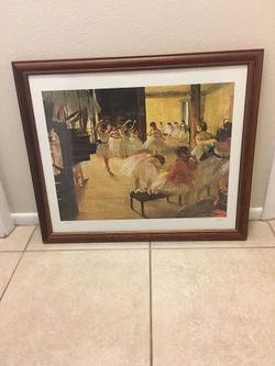 Degas “Ballet School” Framed Print
