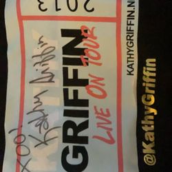 Signed  Kathy Griffin 2012, 2013 Tour Shirt Large 