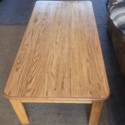 Solid Oak Coffee Table 
