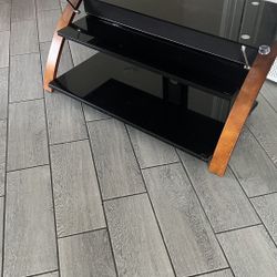 Used - 2 Shelf TV Stand - Glass 44”L x 15”W