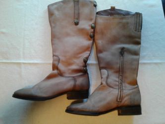 Arturo Chang Leather Brown Boots 8.5 M 38.5 W