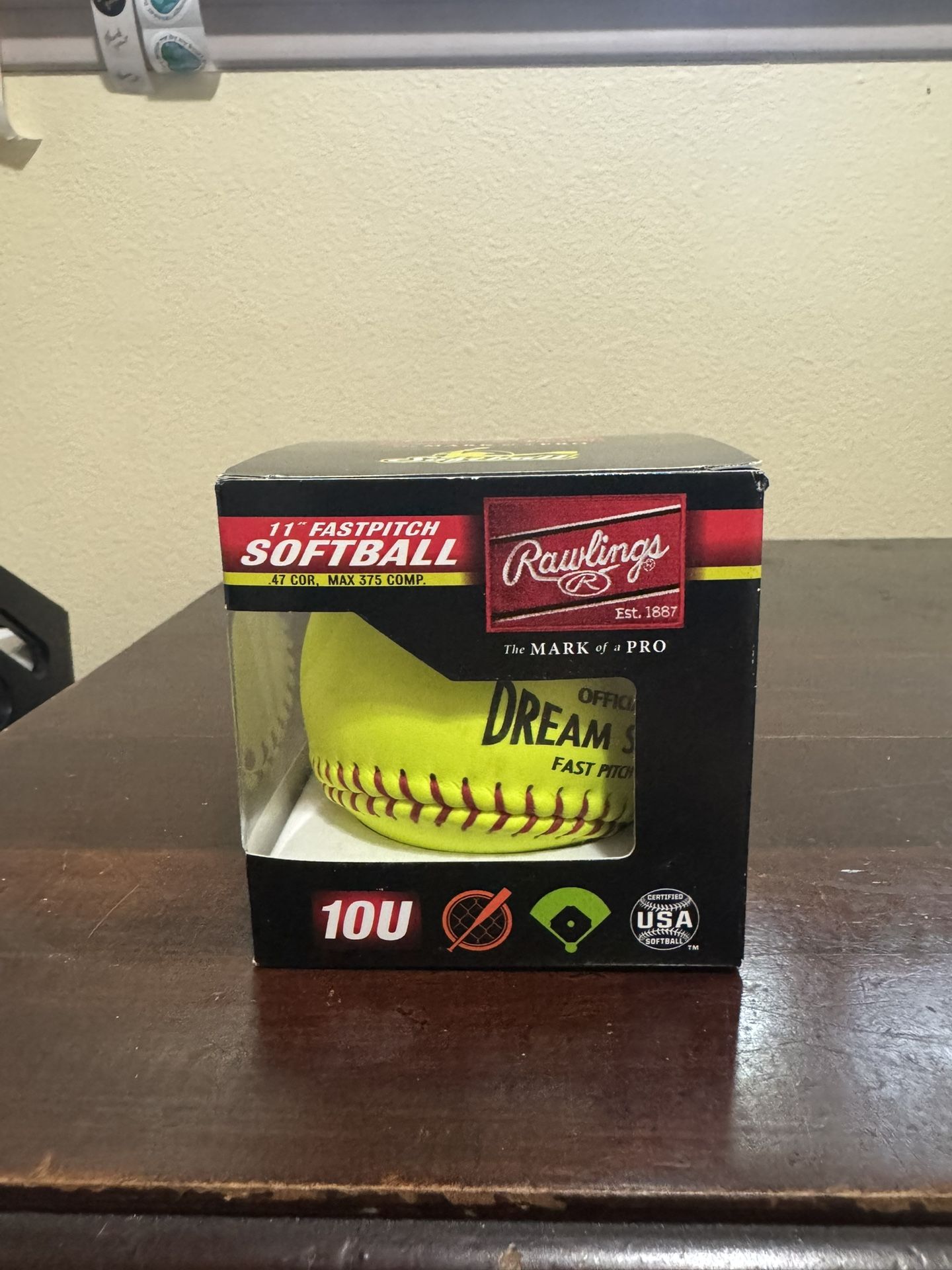 Official Dream Seam Fastpitch Softballs |" USA/ASA | Single Ball