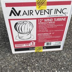 12" Wind Turbine Exhaust Fan