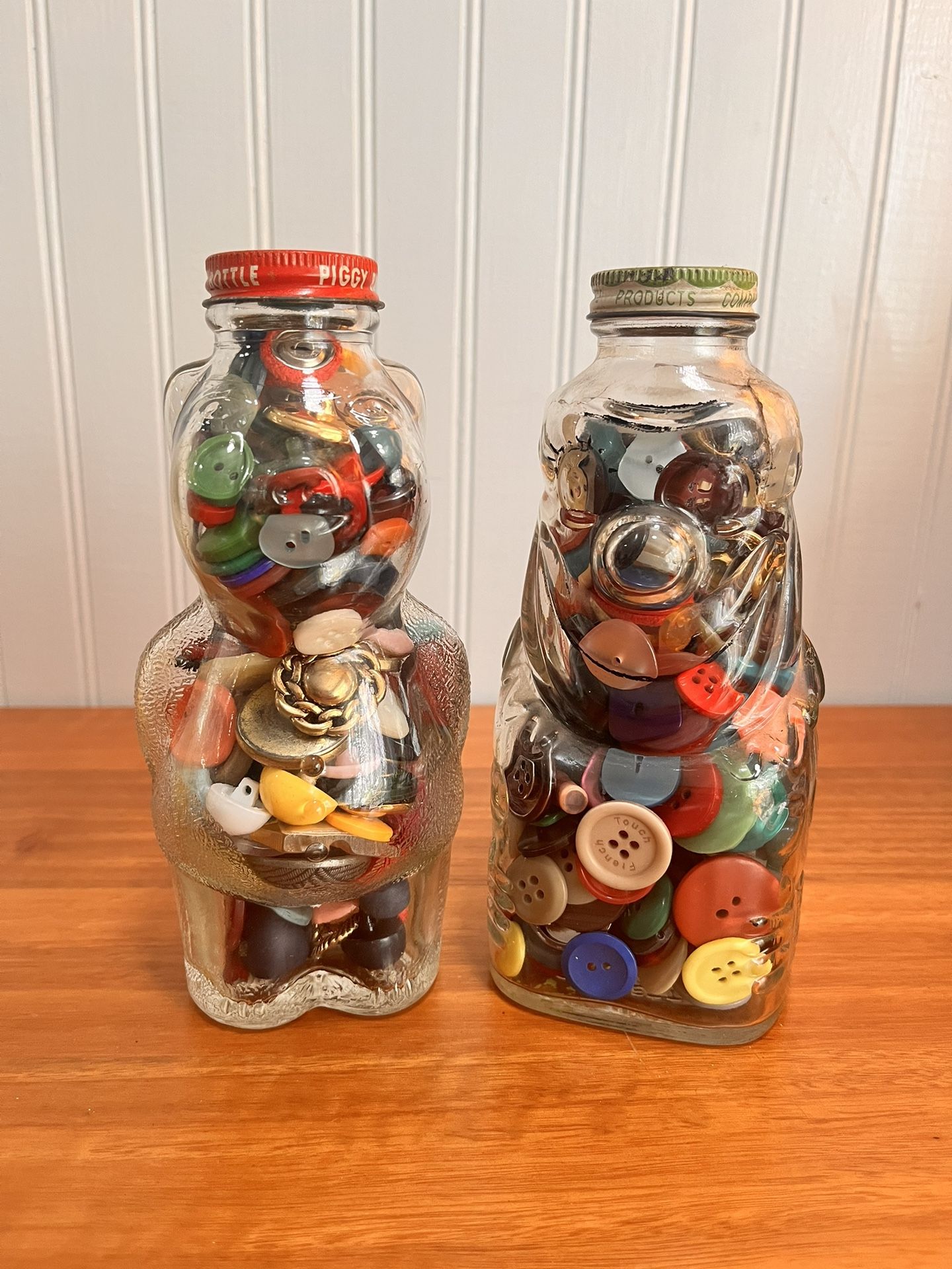 Antique Figurine Coin Bottles