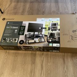 Whalen Xavier 3-in-1 Television Stand for TVs up to 70", Black