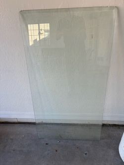 Free glass table top