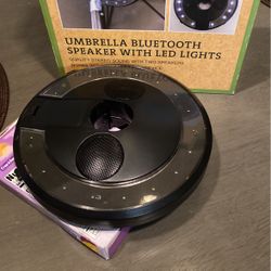 Brand new umbrella, Bluetooth speaker, LED lights