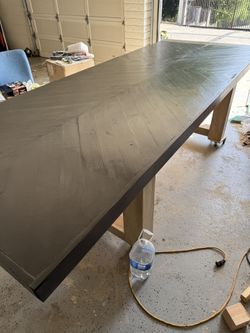 Rustic/ Modern 10ft Dining Table Hand Made