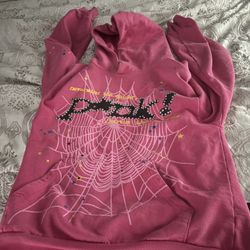 Pink Hoodie Sp5der