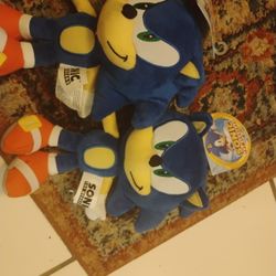 Brand New Sonic The Hedgehog Plushes $10 Each