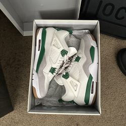 Pine Green SBs Jordan 4s