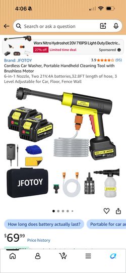 Cordless Car washer